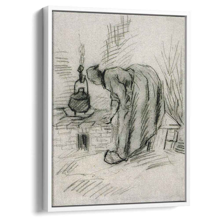 Woman by a Hearth (1885) by Vincent van Gogh