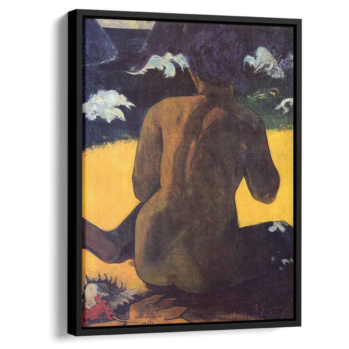 Woman by the sea (1892) by Paul Gauguin