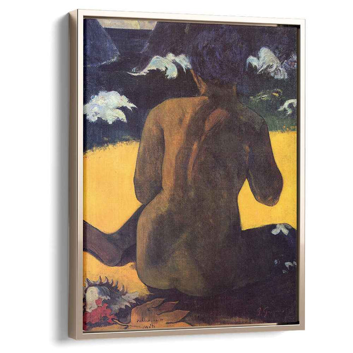 Woman by the sea (1892) by Paul Gauguin