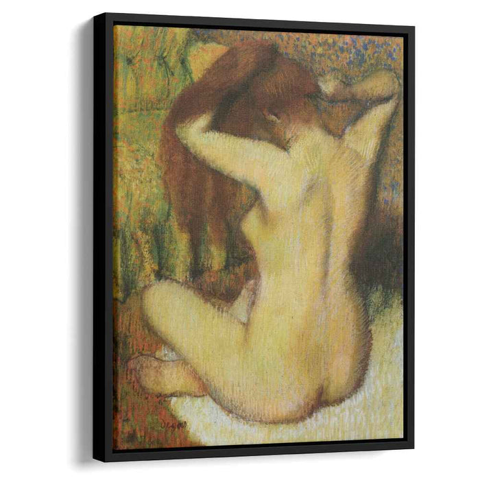 Woman Combing Her Hair (1890) by Edgar Degas
