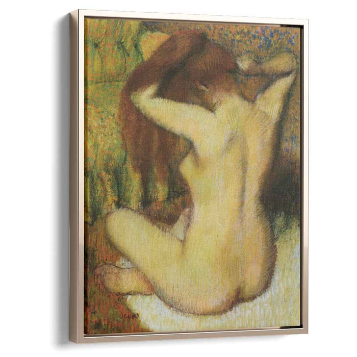 Woman Combing Her Hair (1890) by Edgar Degas
