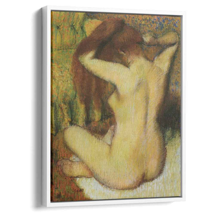 Woman Combing Her Hair (1890) by Edgar Degas