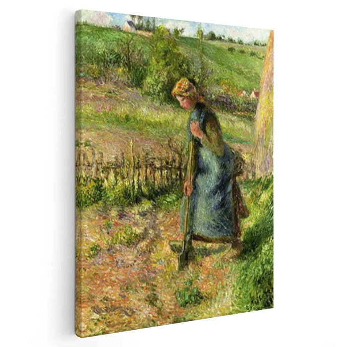 Woman Digging (1883) by Camille Pissarro