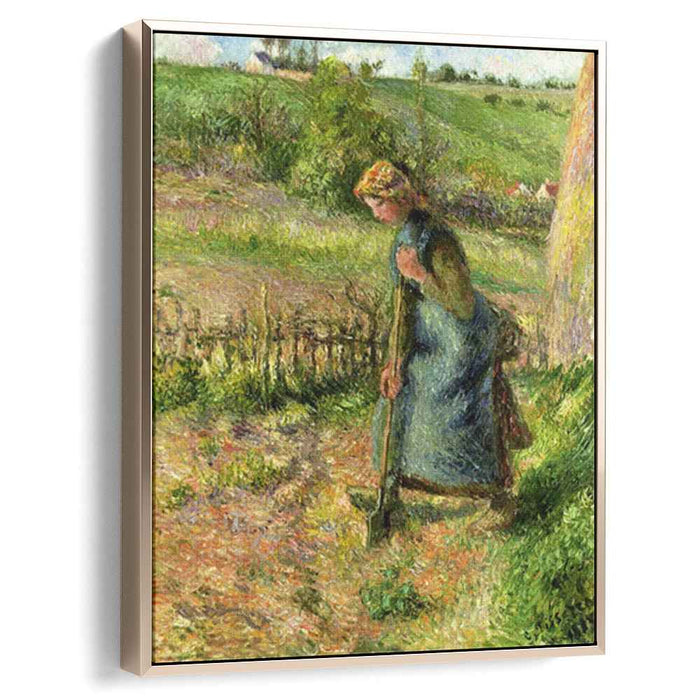 Woman Digging (1883) by Camille Pissarro