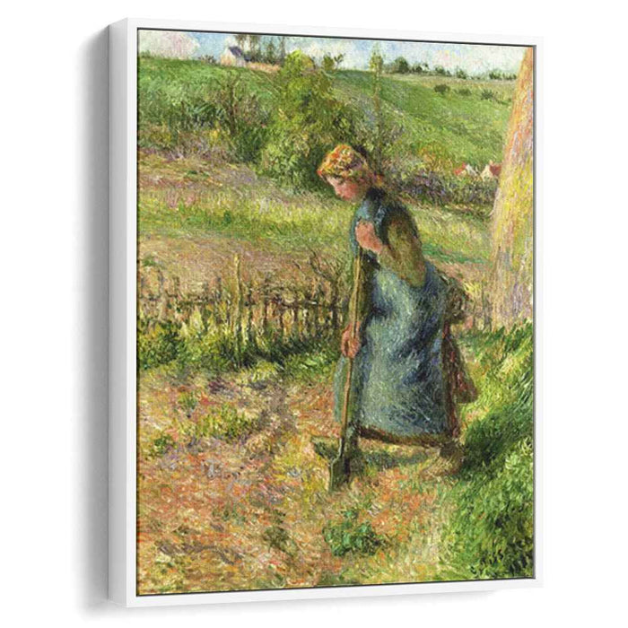 Woman Digging (1883) by Camille Pissarro
