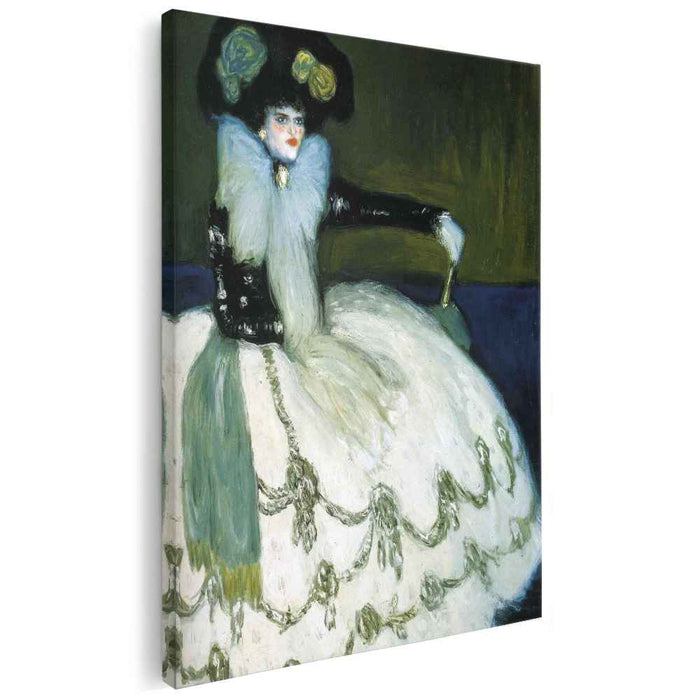 Woman dressed in blue (1901) by Pablo Picasso