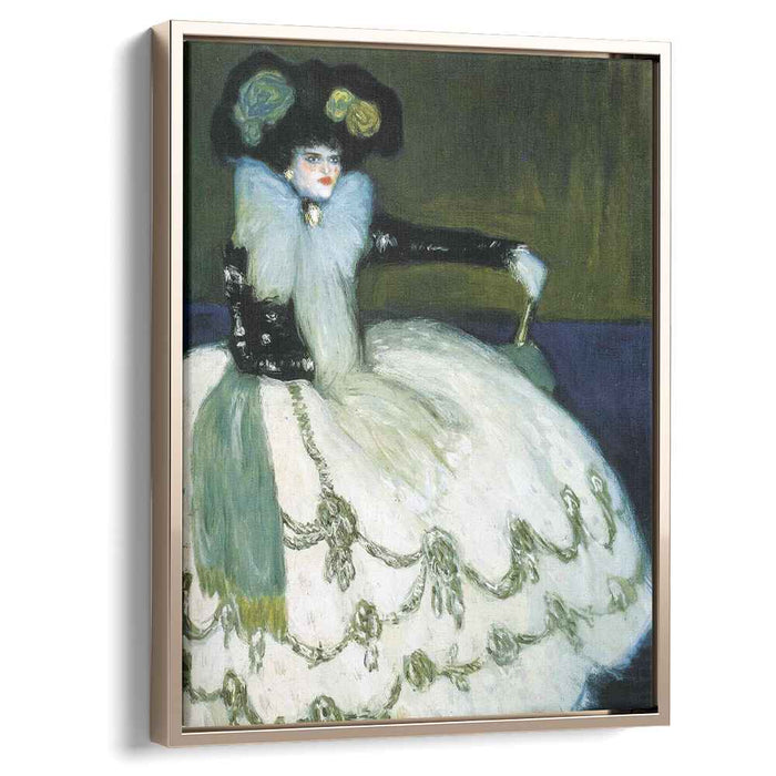 Woman dressed in blue (1901) by Pablo Picasso