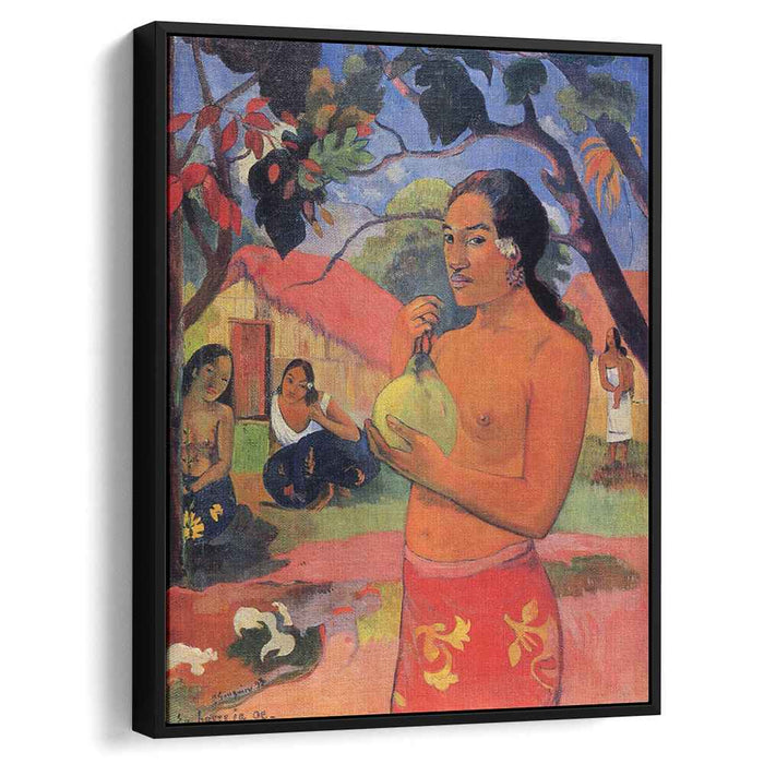 Woman Holding a Fruit (1893) by Paul Gauguin