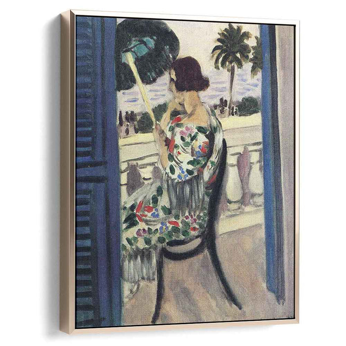 Woman holding umbrella (1919) by Henri Matisse