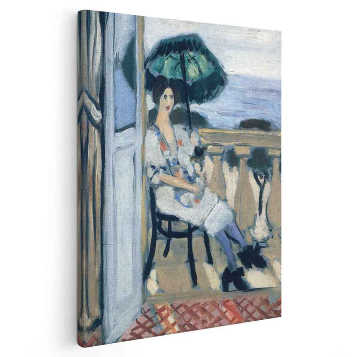 Woman holding umbrella (1919) by Henri Matisse