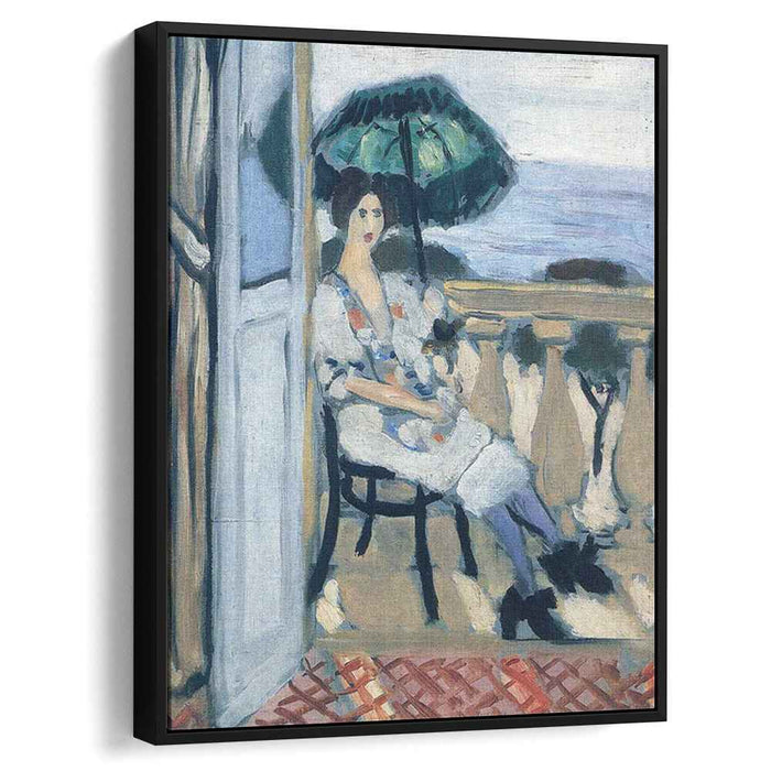 Woman holding umbrella (1919) by Henri Matisse