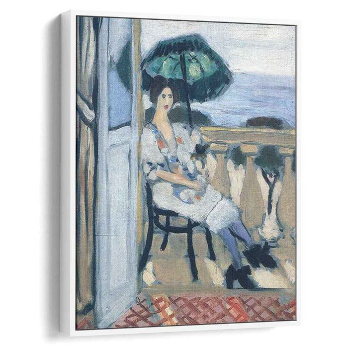 Woman holding umbrella (1919) by Henri Matisse