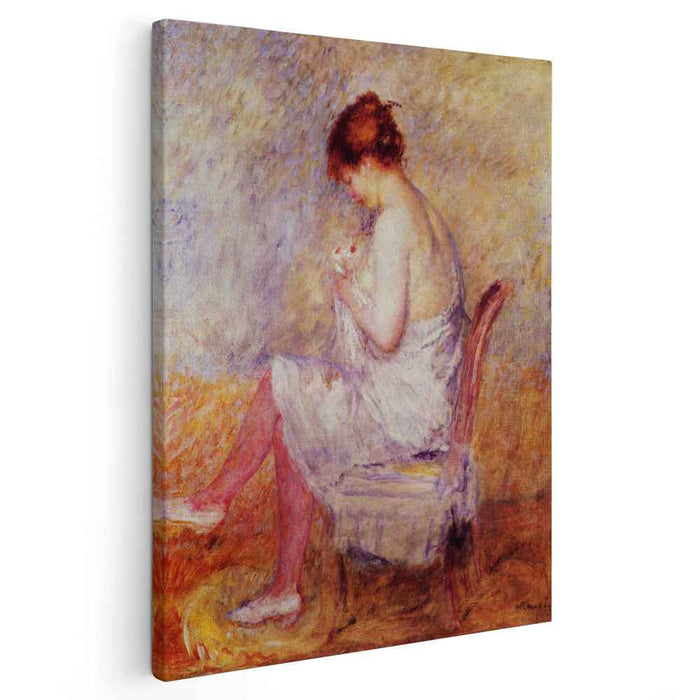 Woman in a Chemise (1897) by Pierre-Auguste Renoir