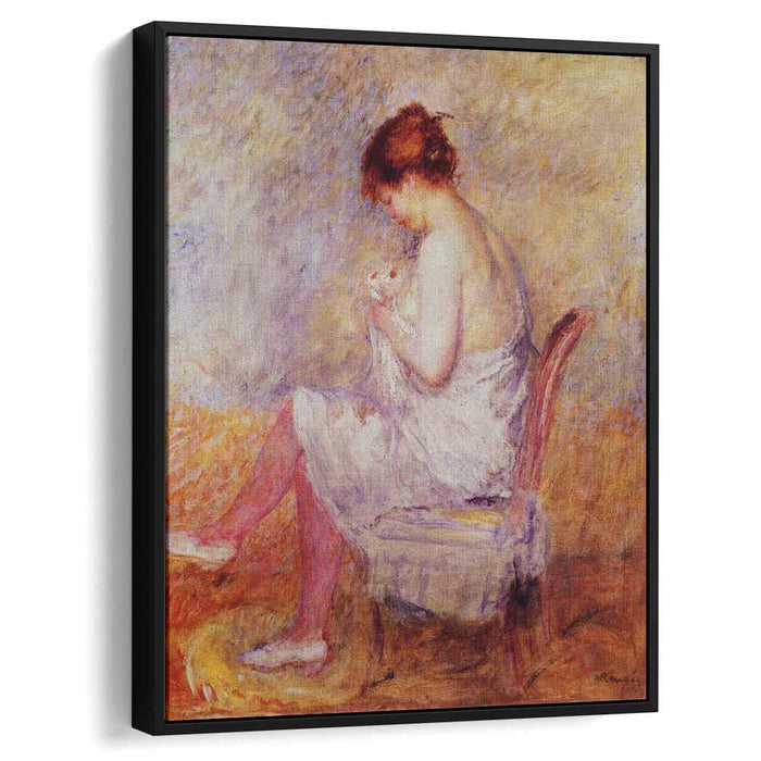 Woman in a Chemise (1897) by Pierre-Auguste Renoir