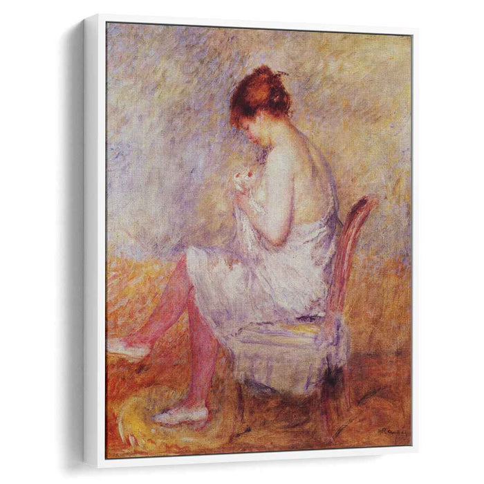 Woman in a Chemise (1897) by Pierre-Auguste Renoir