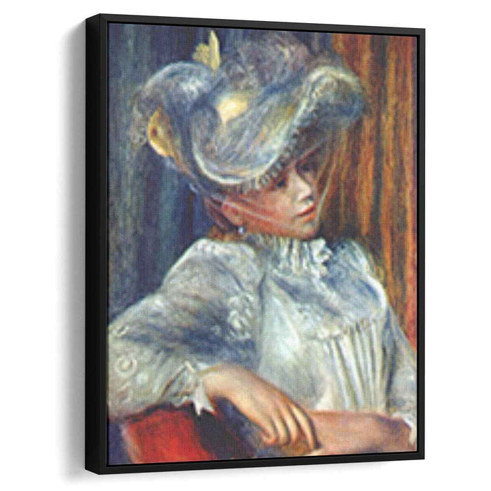 Woman in a hat (1895) by Pierre-Auguste Renoir