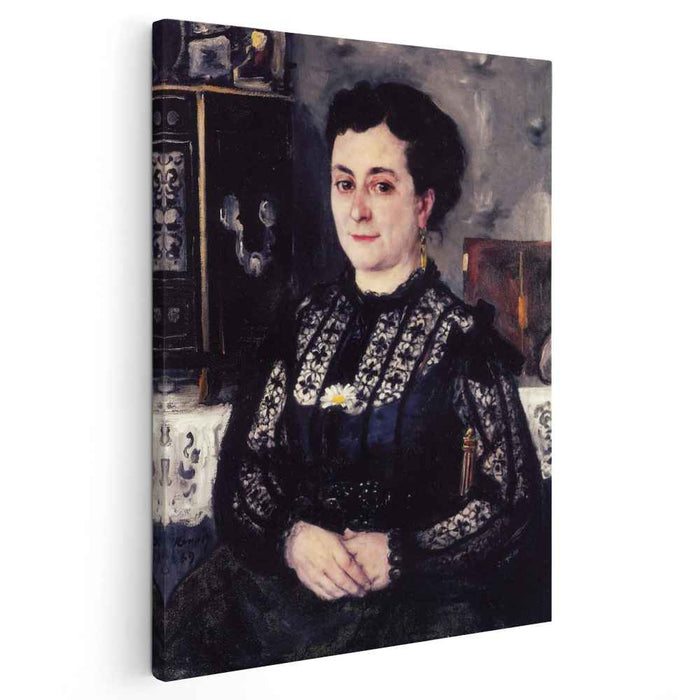 Woman in a Lace Blouse (1869) by Pierre-Auguste Renoir