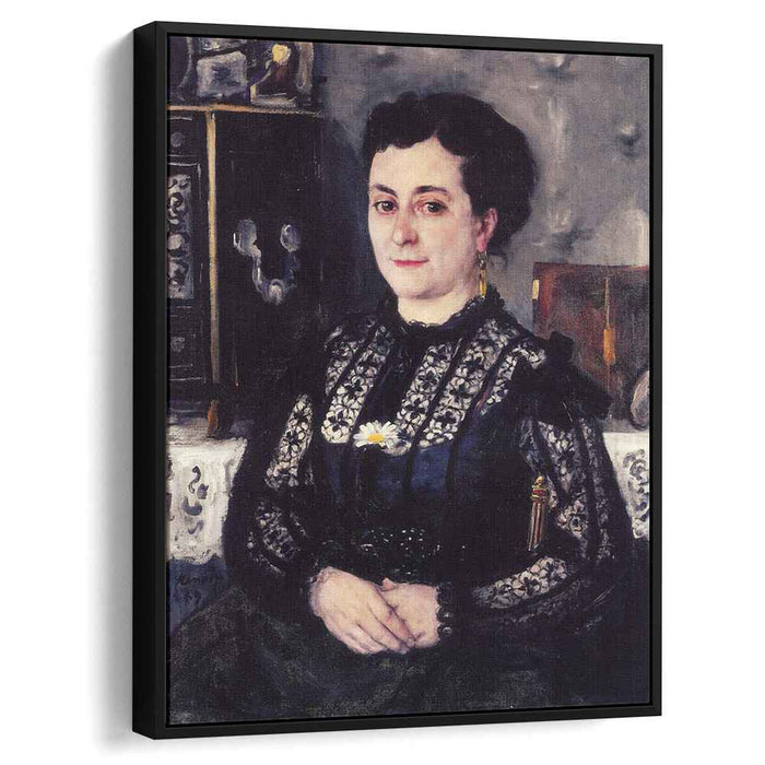 Woman in a Lace Blouse (1869) by Pierre-Auguste Renoir