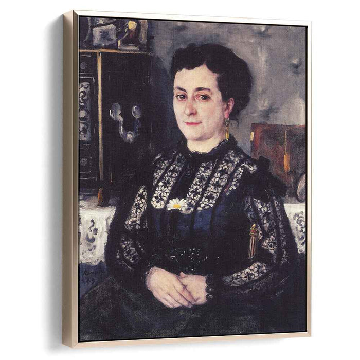 Woman in a Lace Blouse (1869) by Pierre-Auguste Renoir