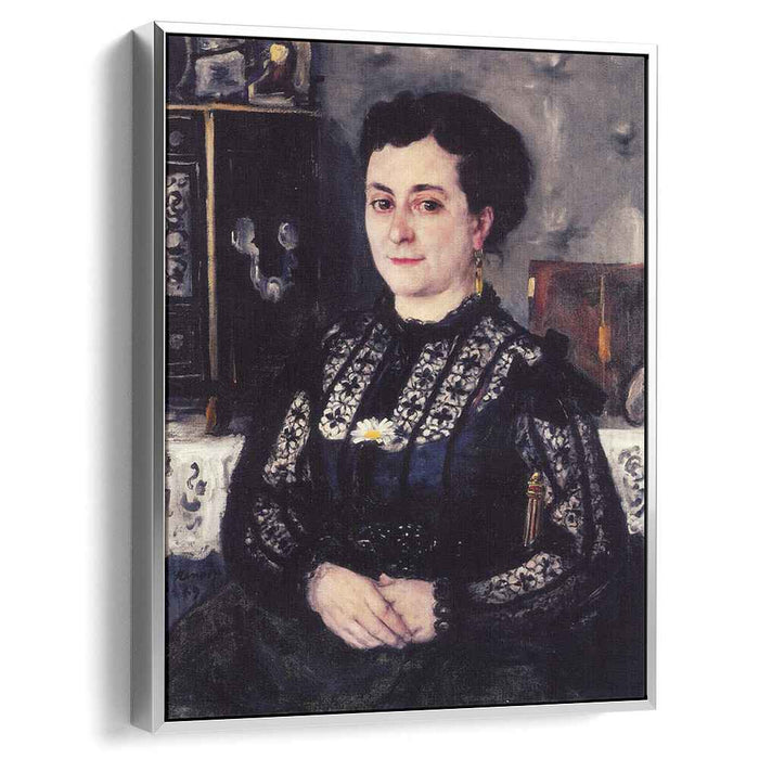 Woman in a Lace Blouse (1869) by Pierre-Auguste Renoir