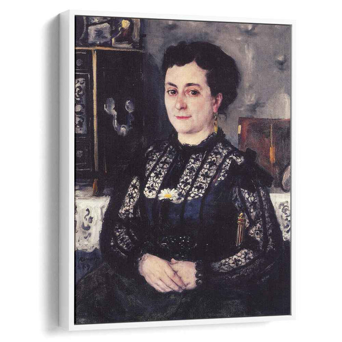 Woman in a Lace Blouse (1869) by Pierre-Auguste Renoir