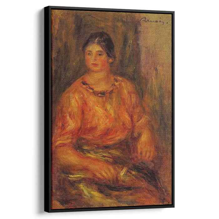 Woman in a Red Blouse (1914) by Pierre-Auguste Renoir