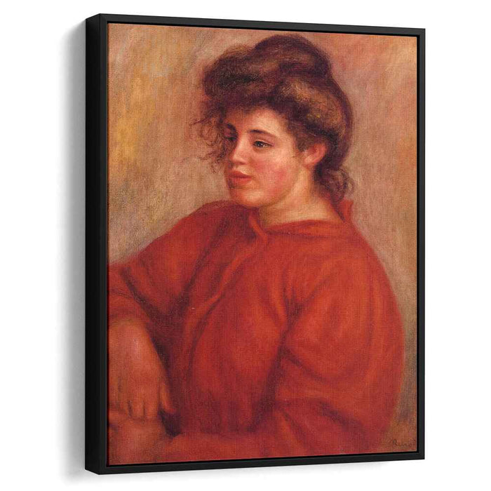 Woman in a Red Blouse (1908) by Pierre-Auguste Renoir