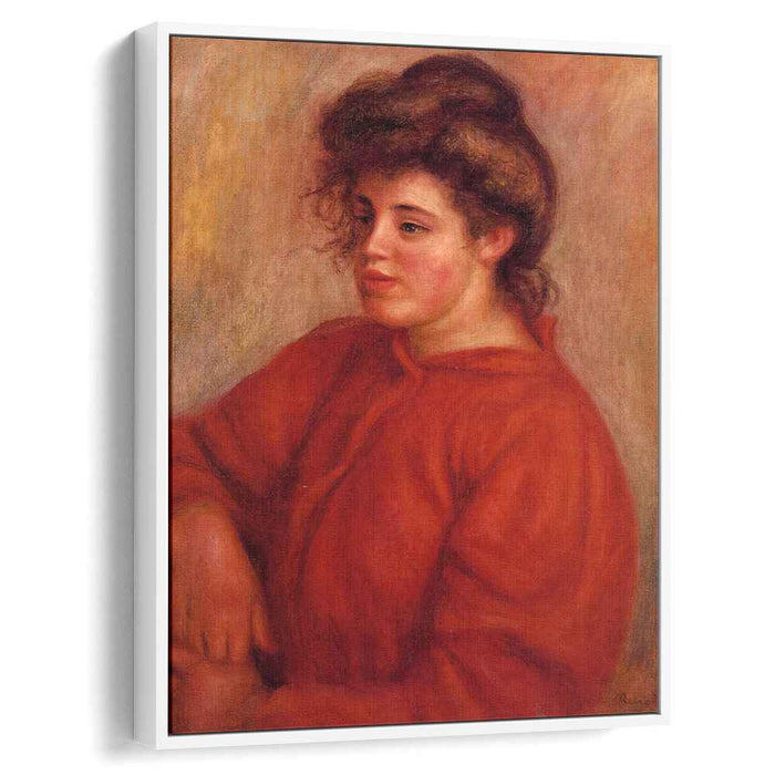 Woman in a Red Blouse (1908) by Pierre-Auguste Renoir