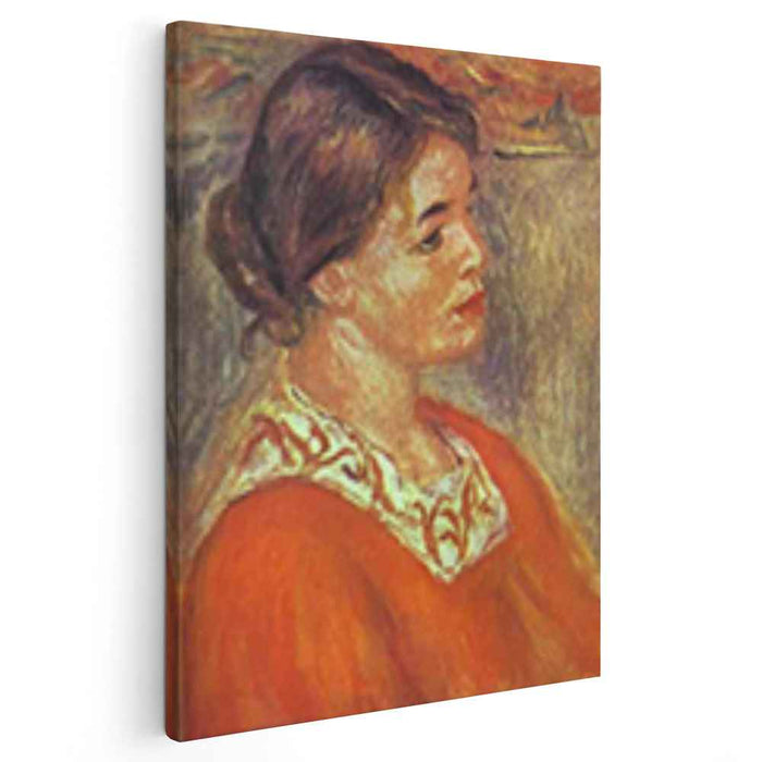 Woman in a Red Blouse by Pierre-Auguste Renoir