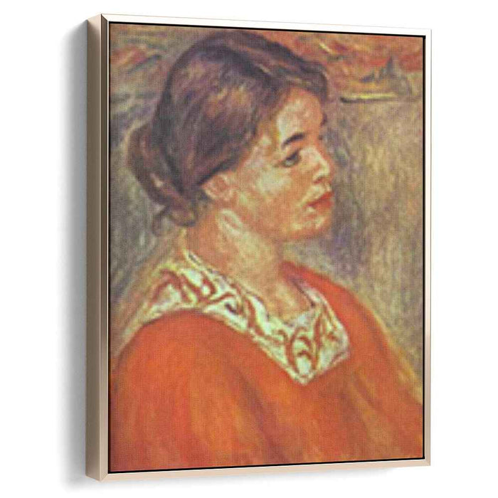 Woman in a Red Blouse by Pierre-Auguste Renoir