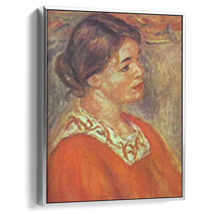 Woman in a Red Blouse by Pierre-Auguste Renoir