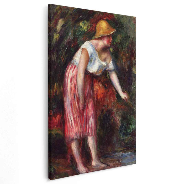 Woman in a Straw Hat by Pierre-Auguste Renoir