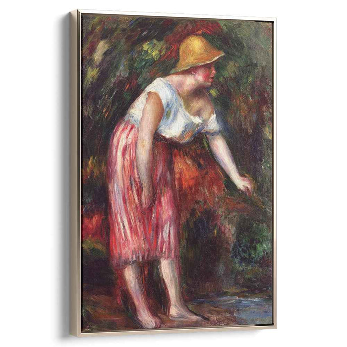 Woman in a Straw Hat by Pierre-Auguste Renoir