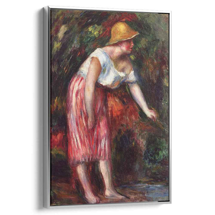 Woman in a Straw Hat by Pierre-Auguste Renoir