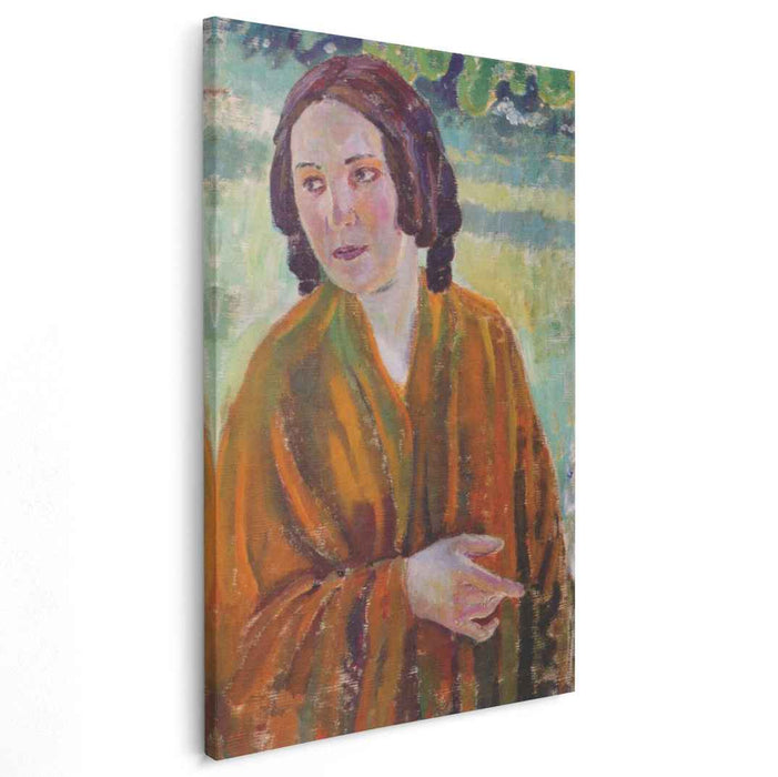 Woman in a Yellow Shawl (1904) by Victor Borisov-Musatov