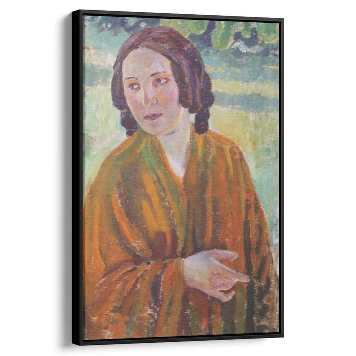 Woman in a Yellow Shawl (1904) by Victor Borisov-Musatov