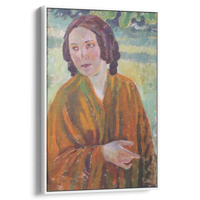 Woman in a Yellow Shawl (1904) by Victor Borisov-Musatov