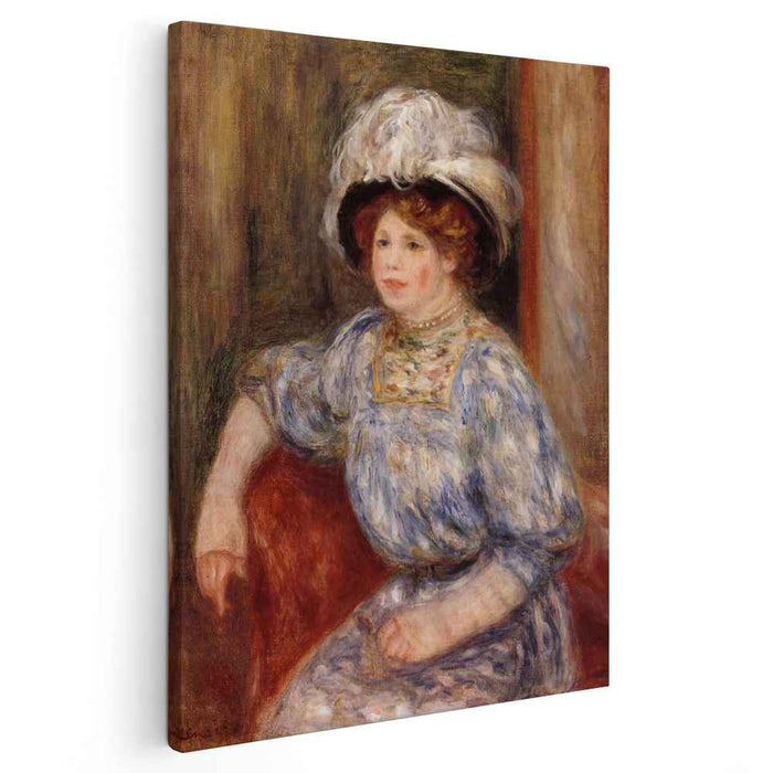 Woman in Blue (1919) by Pierre-Auguste Renoir