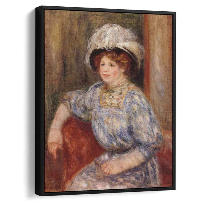 Woman in Blue (1919) by Pierre-Auguste Renoir