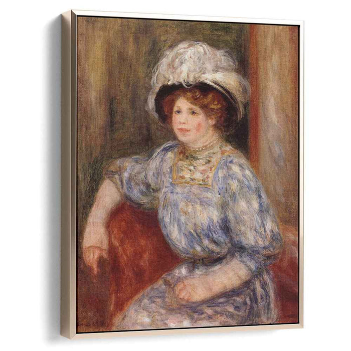 Woman in Blue (1919) by Pierre-Auguste Renoir