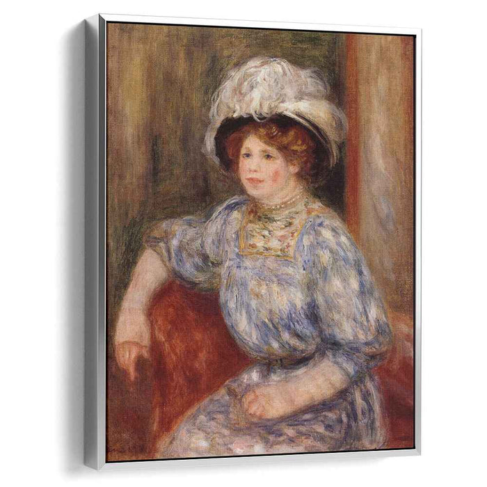 Woman in Blue (1919) by Pierre-Auguste Renoir