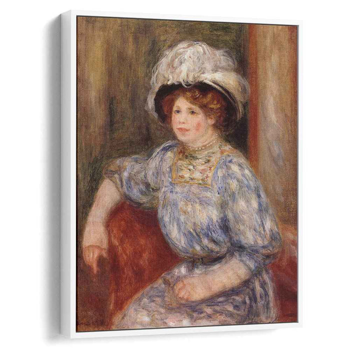 Woman in Blue (1919) by Pierre-Auguste Renoir
