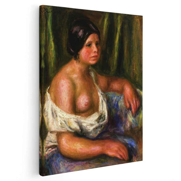 Woman in Blue by Pierre-Auguste Renoir