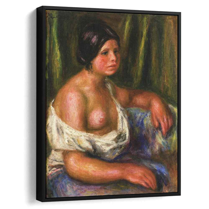 Woman in Blue by Pierre-Auguste Renoir