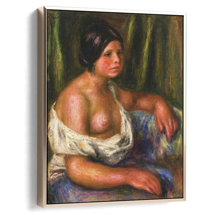 Woman in Blue by Pierre-Auguste Renoir