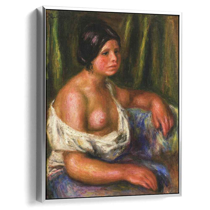 Woman in Blue by Pierre-Auguste Renoir