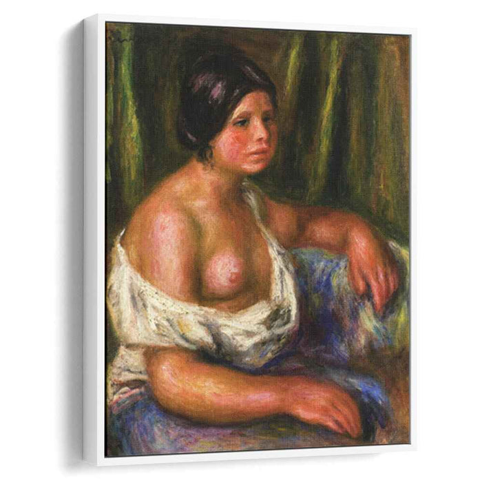 Woman in Blue by Pierre-Auguste Renoir