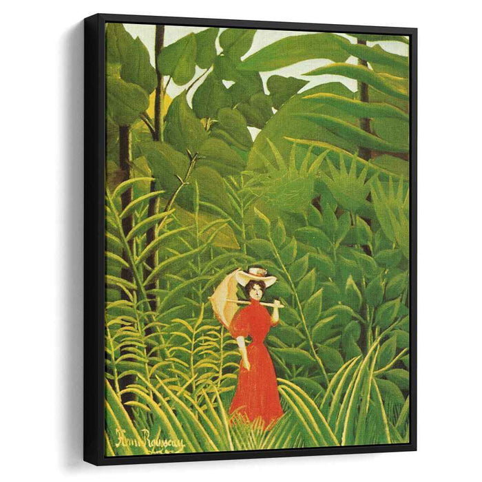 Woman in Red in the Forest (1907) by Henri Rousseau