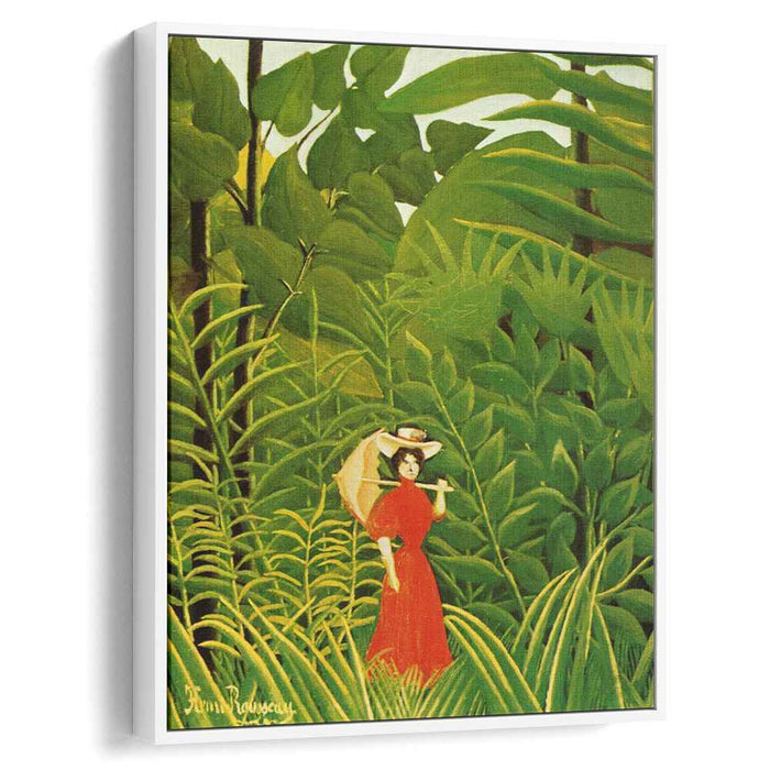 Woman in Red in the Forest (1907) by Henri Rousseau