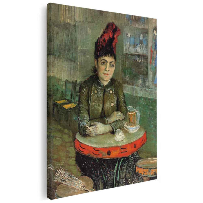 Woman in the 'Cafe Tambourin' (1887) by Vincent van Gogh